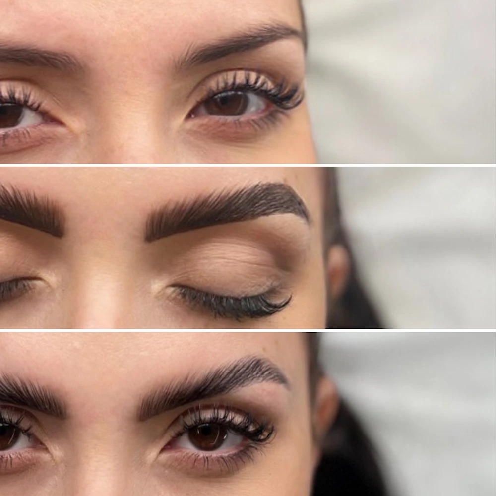 Efekt laminacji i stylizacji brwi 3