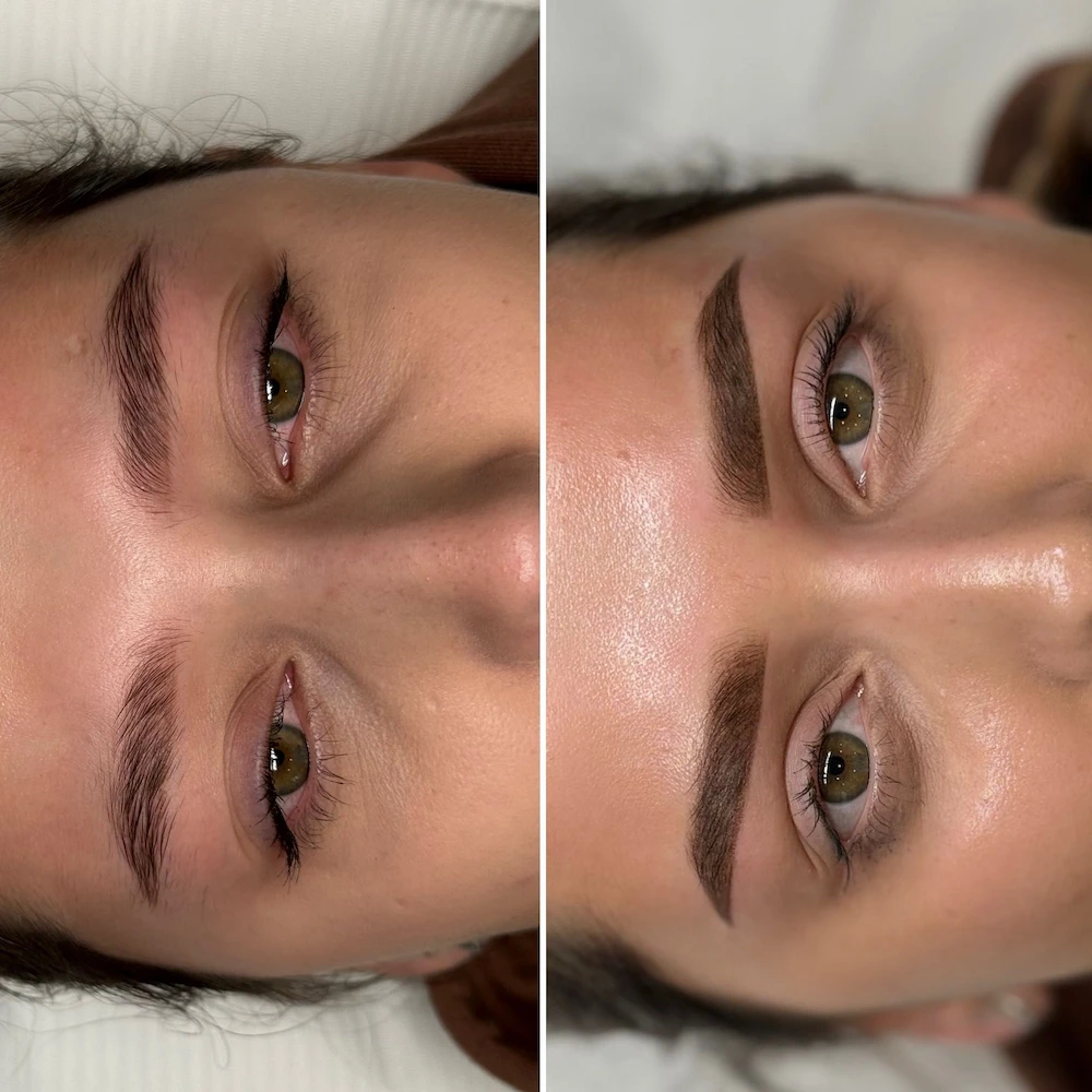 Makijaż permanentny brwi Powder Ombre - efekt 3