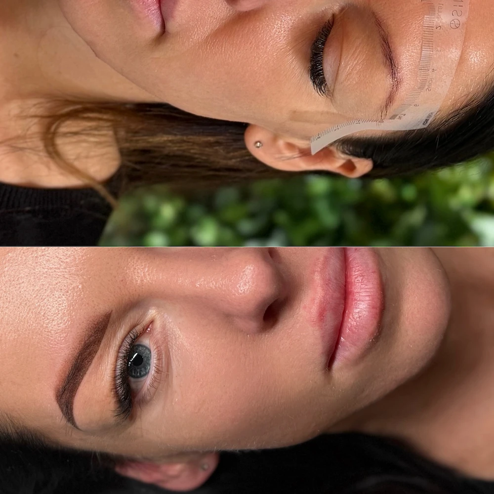 Makijaż permanentny brwi Powder Ombre - efekt 2