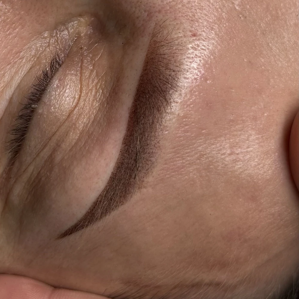 Makijaż permanentny brwi Powder Ombre - efekt 5